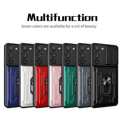 Sliding Camshield TPU+PC Phone Case with Card Slot, For Samsung Galaxy S23 5G, For Samsung Galaxy S23+ 5G, For Samsung Galaxy S23 Ultra 5G