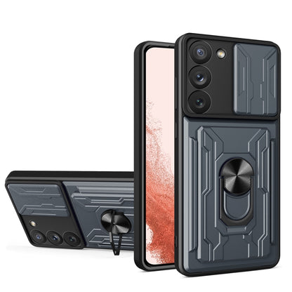 Sliding Camshield TPU+PC Phone Case with Card Slot, For Samsung Galaxy S23 5G, For Samsung Galaxy S23+ 5G, For Samsung Galaxy S23 Ultra 5G