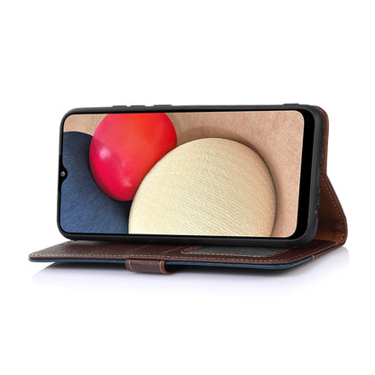 KHAZNEH Litchi Texture Leather RFID Phone Case