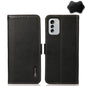KHAZNEH Side-Magnetic Litchi Genuine Leather RFID Phone Case, For Nokia G60 5G, For Samsung Galaxy S23+ 5G, For Samsung Galaxy S23 5G, For Samsung Galaxy S23 Ultra 5G
