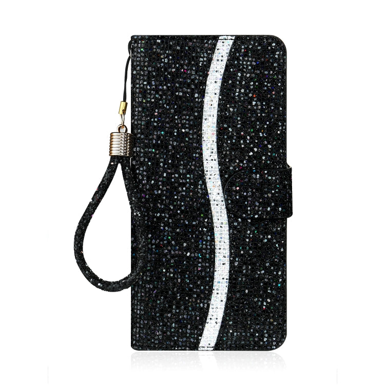 Glitter Powder Filp Leather Phone Case, For Samsung Galaxy S23 5G, For Samsung Galaxy S23+ 5G, For Samsung Galaxy S23 Ultra 5G, For Samsung Galaxy A14 5G