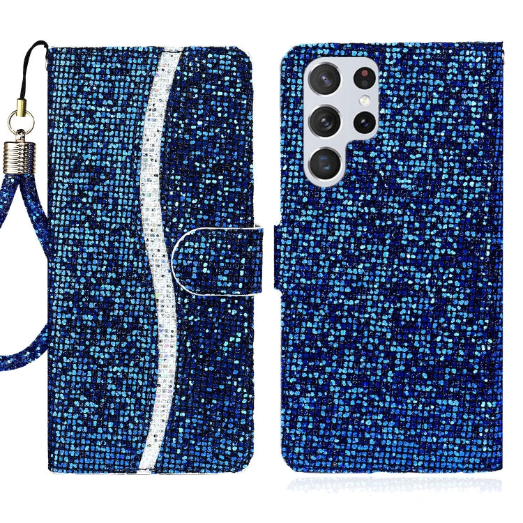 Glitter Powder Filp Leather Phone Case, For Samsung Galaxy S23 5G, For Samsung Galaxy S23+ 5G, For Samsung Galaxy S23 Ultra 5G, For Samsung Galaxy A14 5G