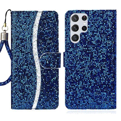 Glitter Powder Filp Leather Phone Case, For Samsung Galaxy S23 5G, For Samsung Galaxy S23+ 5G, For Samsung Galaxy S23 Ultra 5G, For Samsung Galaxy A14 5G