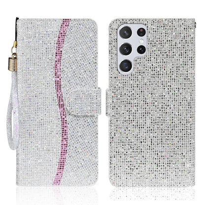 Glitter Powder Filp Leather Phone Case, For Samsung Galaxy S23 5G, For Samsung Galaxy S23+ 5G, For Samsung Galaxy S23 Ultra 5G, For Samsung Galaxy A14 5G