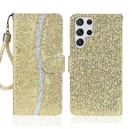 Glitter Powder Filp Leather Phone Case, For Samsung Galaxy S23 5G, For Samsung Galaxy S23+ 5G, For Samsung Galaxy S23 Ultra 5G, For Samsung Galaxy A14 5G