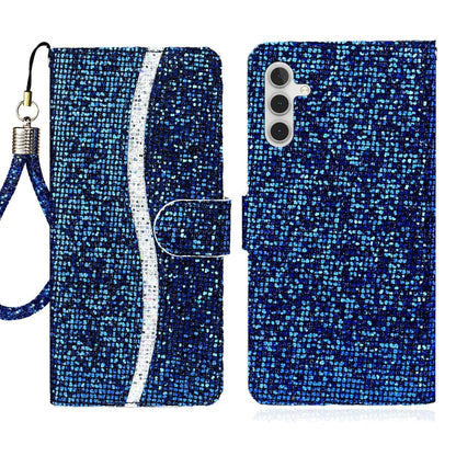 Glitter Powder Filp Leather Phone Case, For Samsung Galaxy S23 5G, For Samsung Galaxy S23+ 5G, For Samsung Galaxy S23 Ultra 5G, For Samsung Galaxy A14 5G