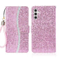 Glitter Powder Filp Leather Phone Case, For Samsung Galaxy S23 5G, For Samsung Galaxy S23+ 5G, For Samsung Galaxy S23 Ultra 5G, For Samsung Galaxy A14 5G