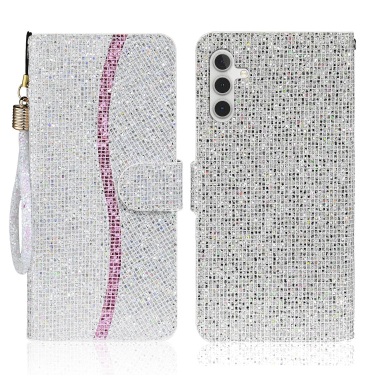 Glitter Powder Filp Leather Phone Case, For Samsung Galaxy S23 5G, For Samsung Galaxy S23+ 5G, For Samsung Galaxy S23 Ultra 5G, For Samsung Galaxy A14 5G