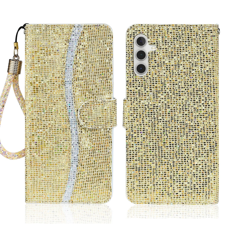 Glitter Powder Filp Leather Phone Case, For Samsung Galaxy S23 5G, For Samsung Galaxy S23+ 5G, For Samsung Galaxy S23 Ultra 5G, For Samsung Galaxy A14 5G