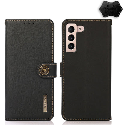 KHAZNEH Custer Genuine Leather RFID Phone Case