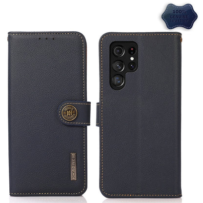 KHAZNEH Custer Genuine Leather RFID Phone Case