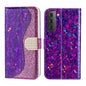 Laser Glitter Powder Crocodile Texture Leather Phone Case, For Samsung Galaxy S23 5G, For Samsung Galaxy S23+ 5G, For Samsung Galaxy S23 Ultra 5G, For Samsung Galaxy A14 5G