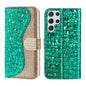Laser Glitter Powder Crocodile Texture Leather Phone Case, For Samsung Galaxy S23 5G, For Samsung Galaxy S23+ 5G, For Samsung Galaxy S23 Ultra 5G, For Samsung Galaxy A14 5G