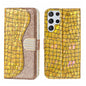 Laser Glitter Powder Crocodile Texture Leather Phone Case