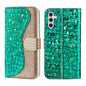 Laser Glitter Powder Crocodile Texture Leather Phone Case, For Samsung Galaxy S23 5G, For Samsung Galaxy S23+ 5G, For Samsung Galaxy S23 Ultra 5G, For Samsung Galaxy A14 5G