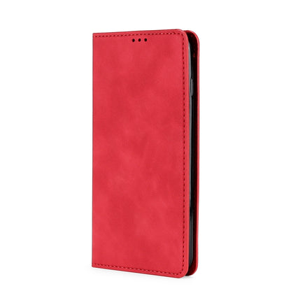 Skin Feel Magnetic Horizontal Flip Leather Phone Case