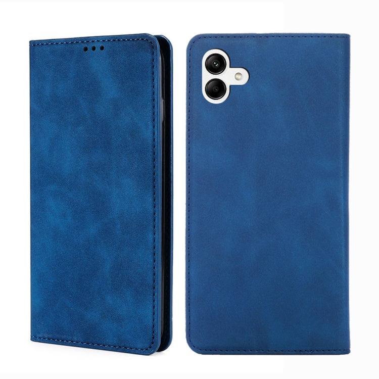 Skin Feel Magnetic Horizontal Flip Leather Phone Case