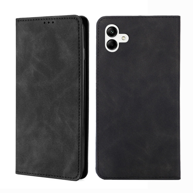 Skin Feel Magnetic Horizontal Flip Leather Phone Case