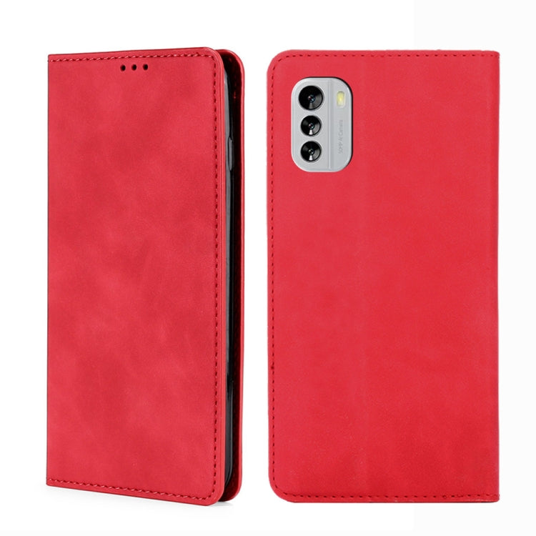 Skin Feel Magnetic Horizontal Flip Leather Phone Case