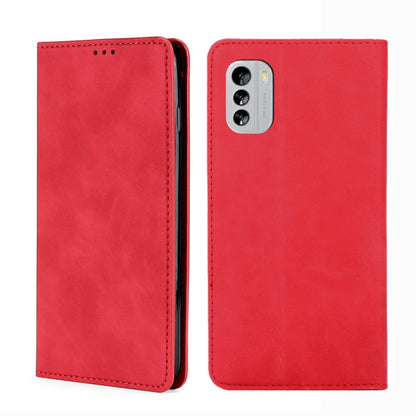 Skin Feel Magnetic Horizontal Flip Leather Phone Case