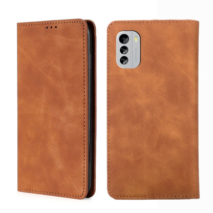 Skin Feel Magnetic Horizontal Flip Leather Phone Case