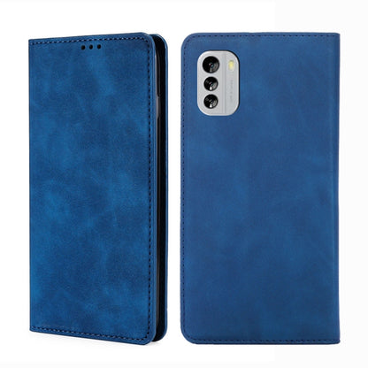 Skin Feel Magnetic Horizontal Flip Leather Phone Case