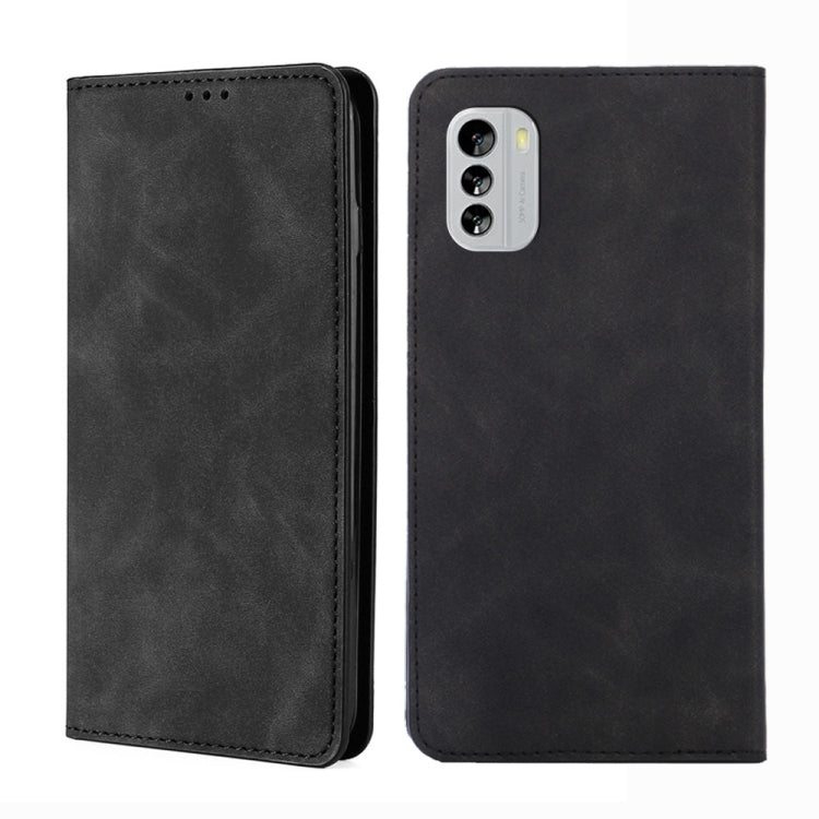 Skin Feel Magnetic Horizontal Flip Leather Phone Case