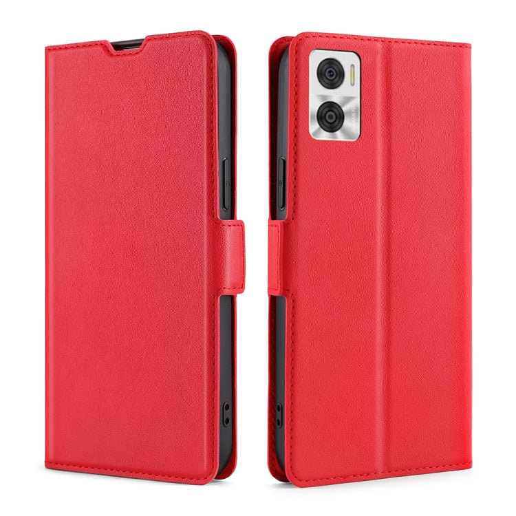 Ultra-thin Voltage Side Buckle Horizontal Flip Leather Phone Case