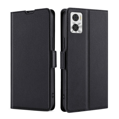 Ultra-thin Voltage Side Buckle Horizontal Flip Leather Phone Case