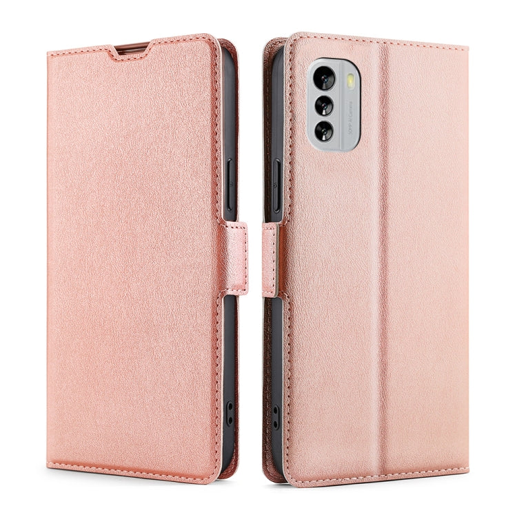 Ultra-thin Voltage Side Buckle Horizontal Flip Leather Phone Case