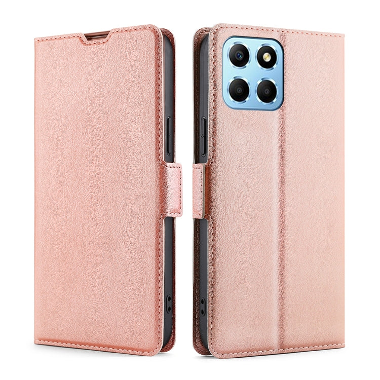 Ultra-thin Voltage Side Buckle Horizontal Flip Leather Phone Case