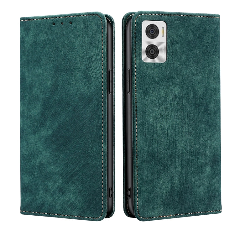 RFID Anti-theft Brush Magnetic Leather Phone Case