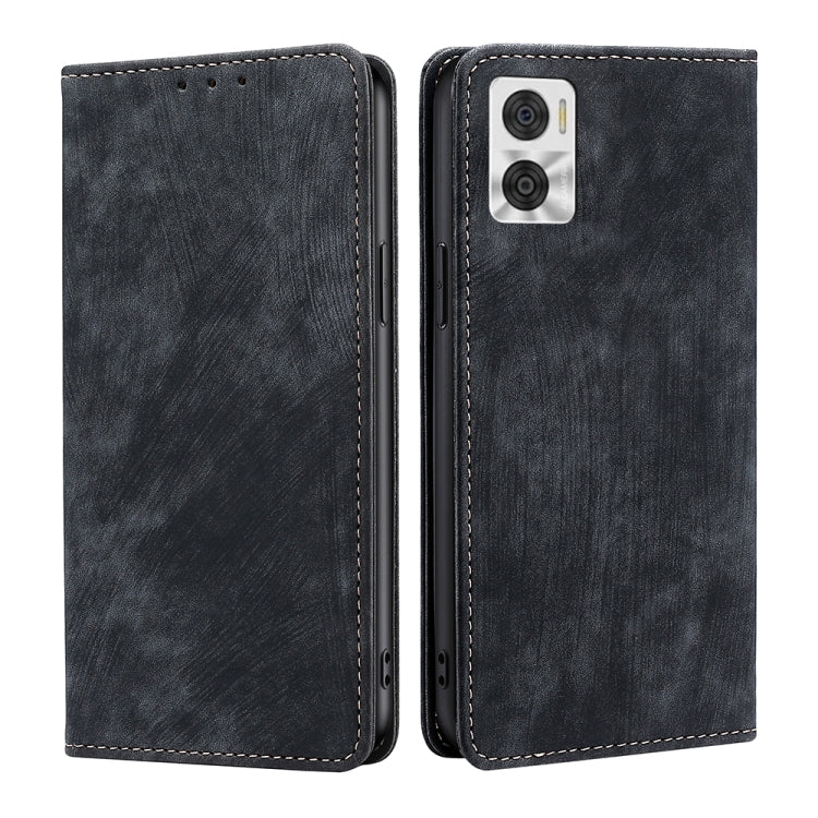 RFID Anti-theft Brush Magnetic Leather Phone Case