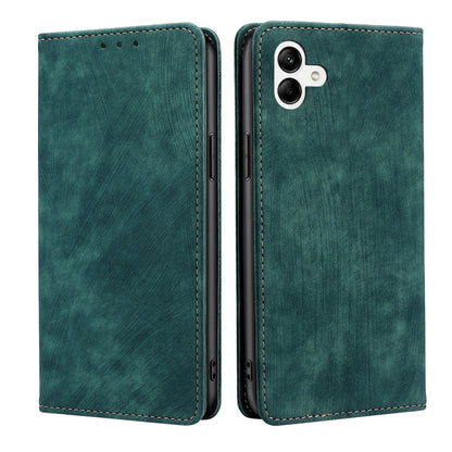 RFID Anti-theft Brush Magnetic Leather Phone Case