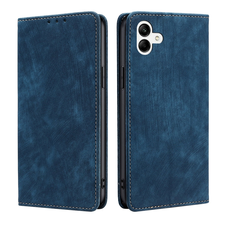 RFID Anti-theft Brush Magnetic Leather Phone Case