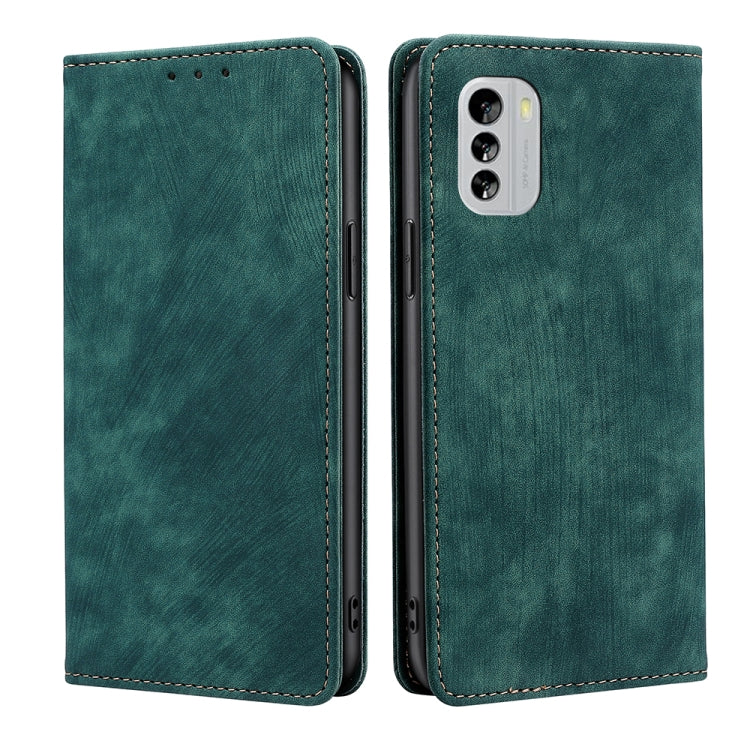 RFID Anti-theft Brush Magnetic Leather Phone Case