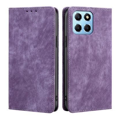 RFID Anti-theft Brush Magnetic Leather Phone Case