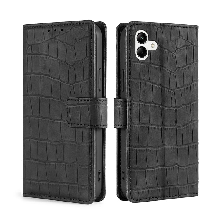 Skin Feel Crocodile Magnetic Clasp Leather Phone Case