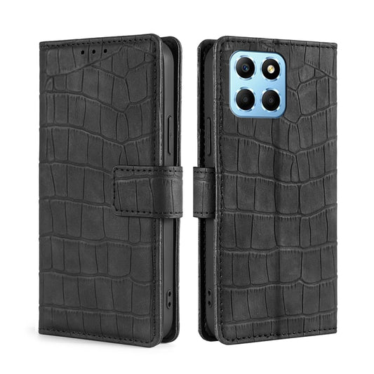 Skin Feel Crocodile Magnetic Clasp Leather Phone Case