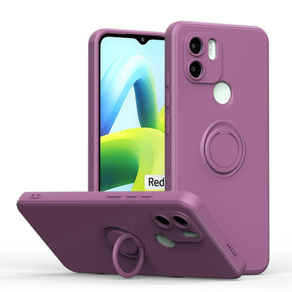 Ring Kickstand TPU Silicone Phone Case