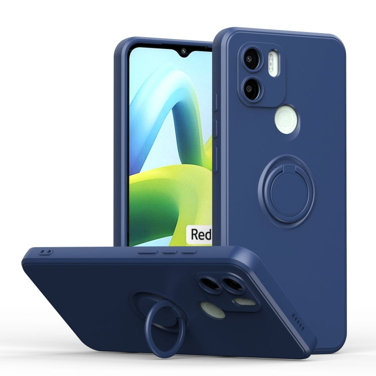 Ring Kickstand TPU Silicone Phone Case