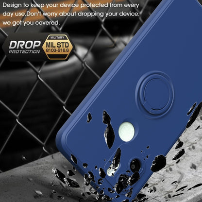 Ring Kickstand TPU Silicone Phone Case