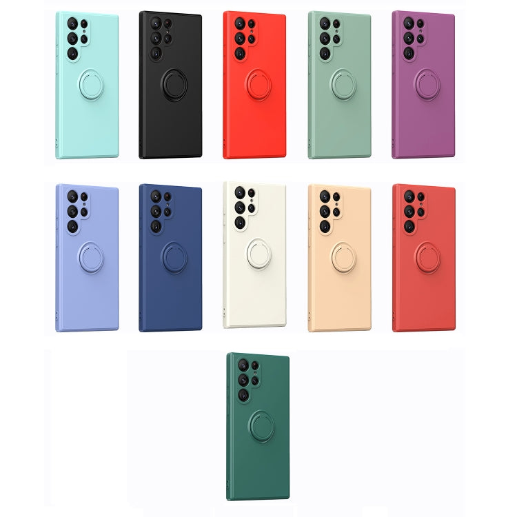 Ring Kickstand TPU Silicone Phone Case