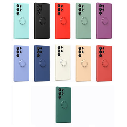 Ring Kickstand TPU Silicone Phone Case