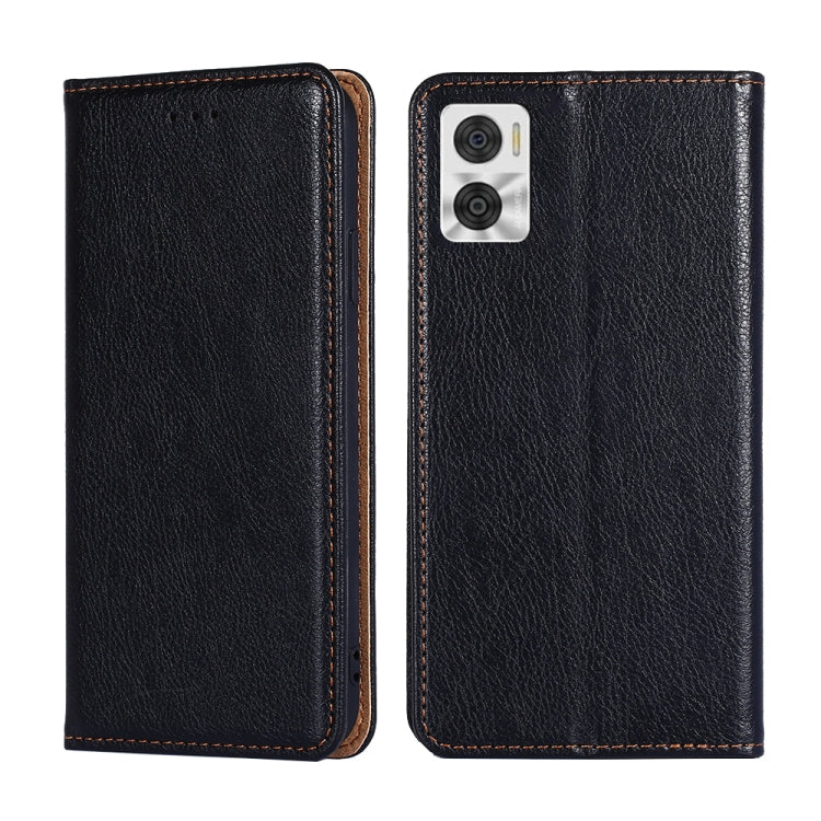 Gloss Oil Solid Color Magnetic Leather Phone Case