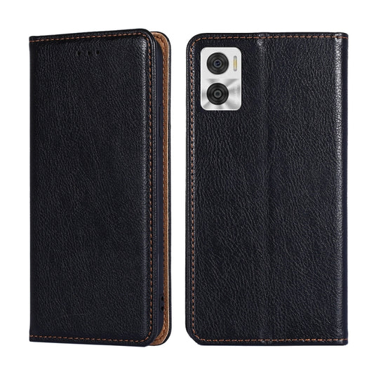 Gloss Oil Solid Color Magnetic Leather Phone Case