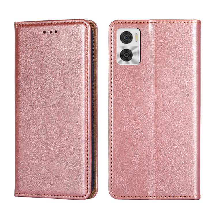 Gloss Oil Solid Color Magnetic Leather Phone Case