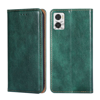 Gloss Oil Solid Color Magnetic Leather Phone Case