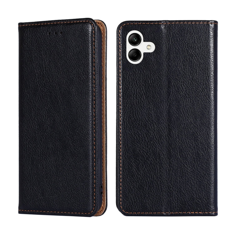 Gloss Oil Solid Color Magnetic Leather Phone Case