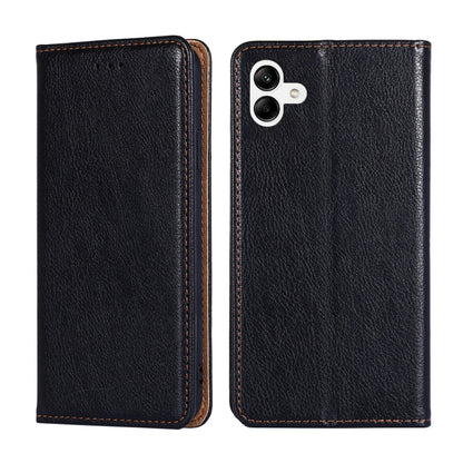 Gloss Oil Solid Color Magnetic Leather Phone Case